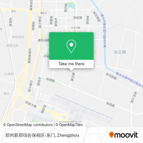 郑州新郑综合保税区-东门 map