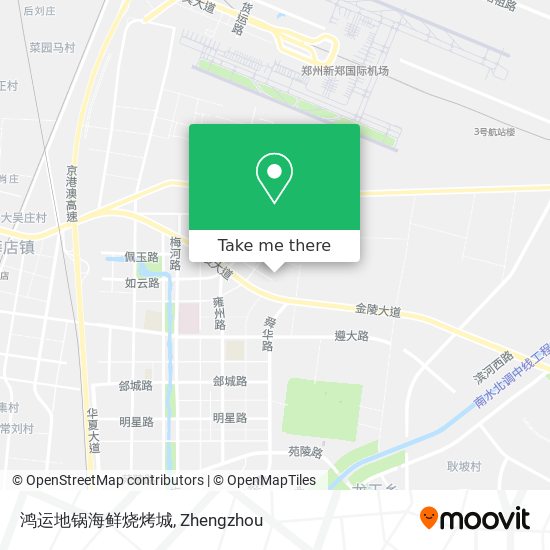 鸿运地锅海鲜烧烤城 map