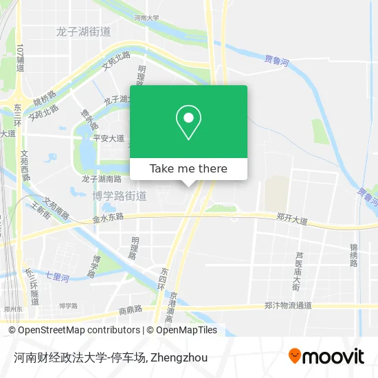 河南财经政法大学-停车场 map