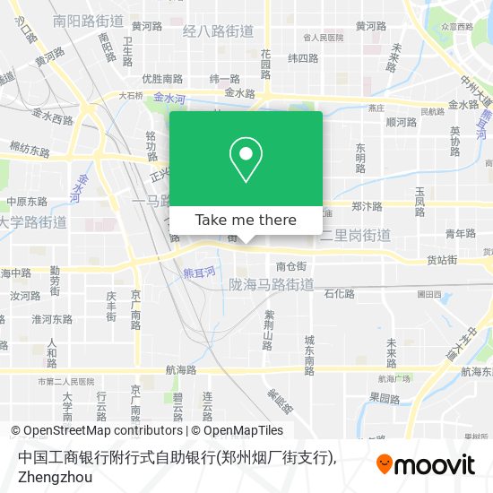 中国工商银行附行式自助银行(郑州烟厂街支行) map