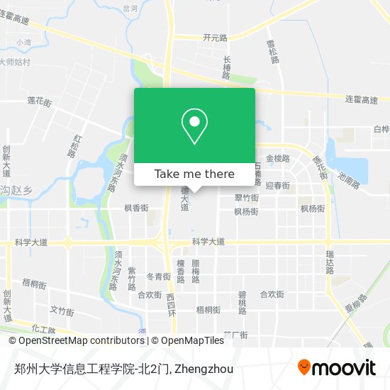 郑州大学信息工程学院-北2门 map