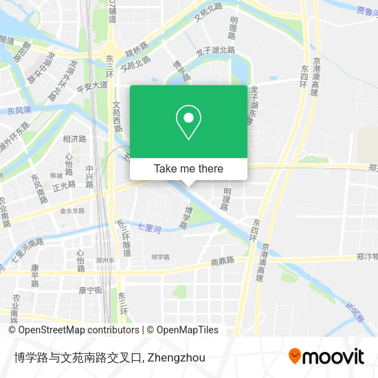 博学路与文苑南路交叉口 map