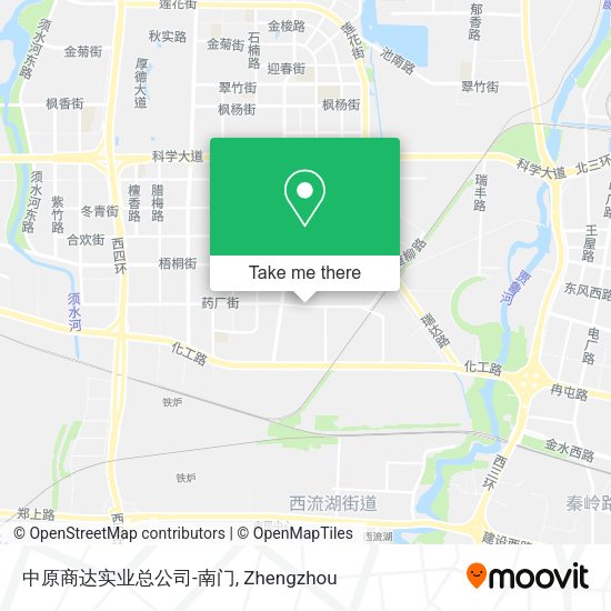 中原商达实业总公司-南门 map