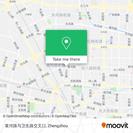 黄河路与卫生路交叉口 map