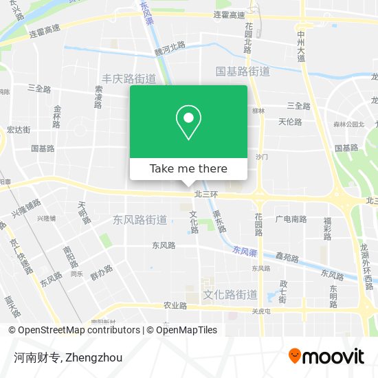 河南财专 map