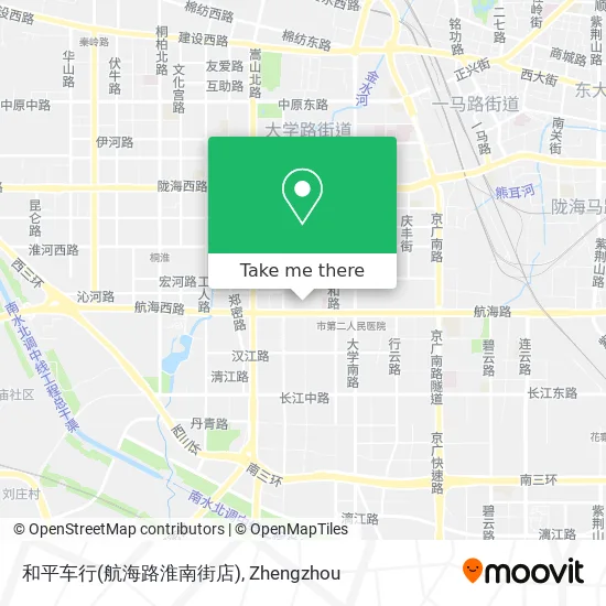 和平车行(航海路淮南街店) map