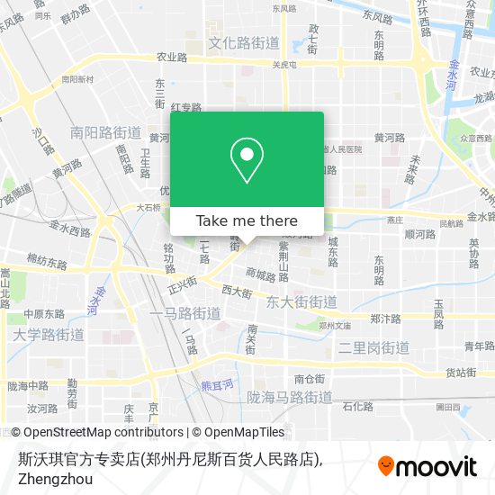 斯沃琪官方专卖店(郑州丹尼斯百货人民路店) map