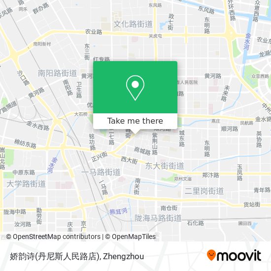 娇韵诗(丹尼斯人民路店) map