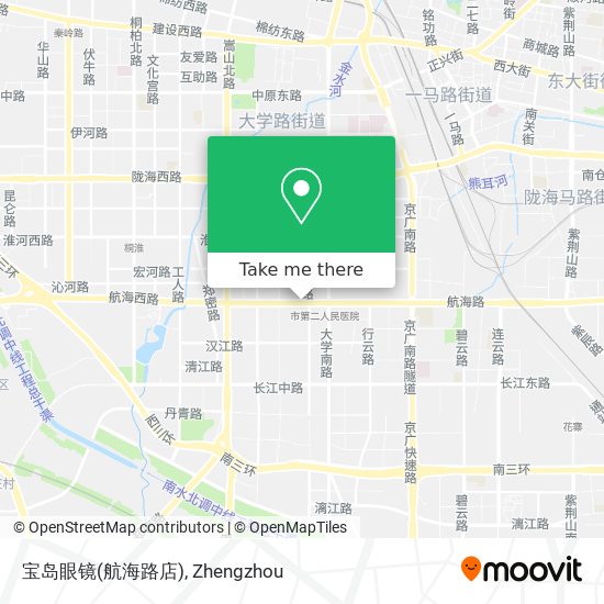 宝岛眼镜(航海路店) map