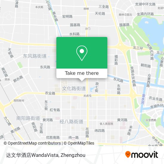 达文华酒店WandaVista map