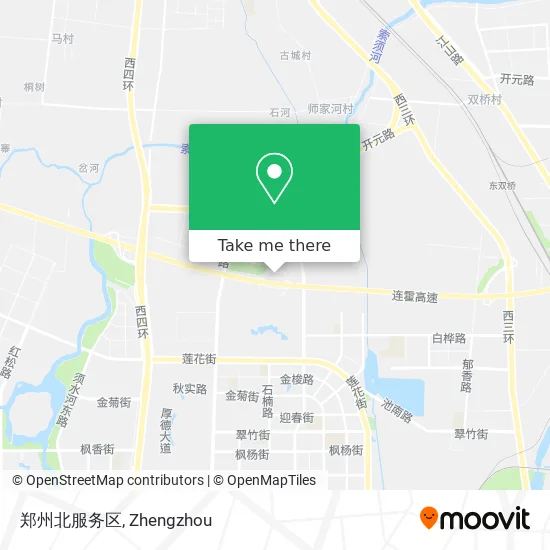 郑州北服务区 map
