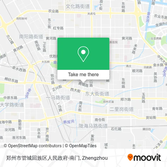 郑州市管城回族区人民政府-南门 map