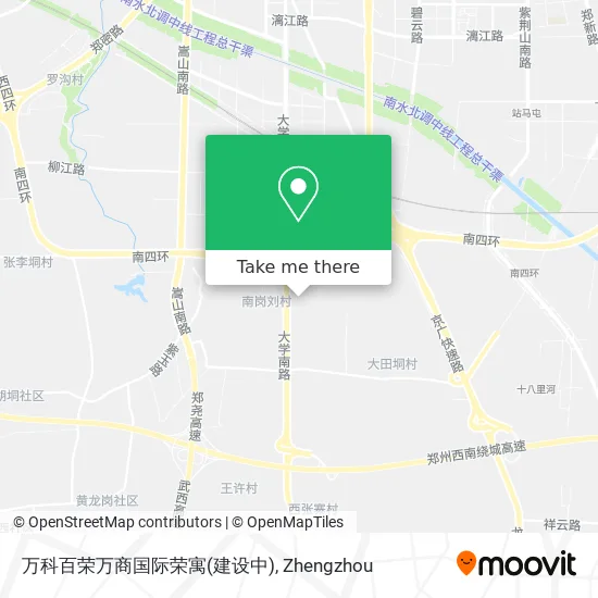 万科百荣万商国际荣寓(建设中) map
