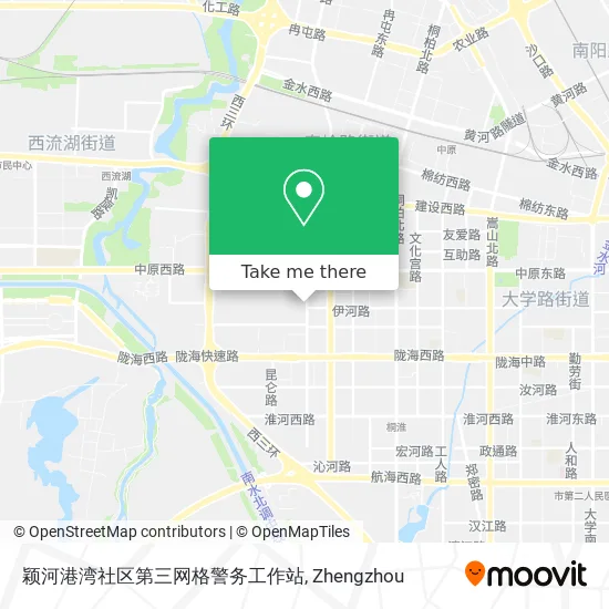 颖河港湾社区第三网格警务工作站 map