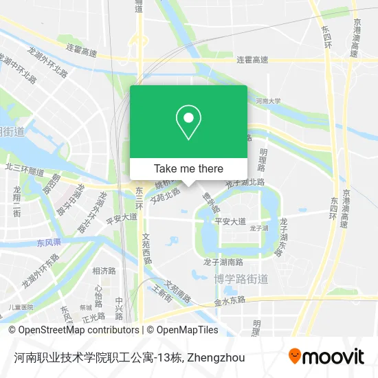 河南职业技术学院职工公寓-13栋 map