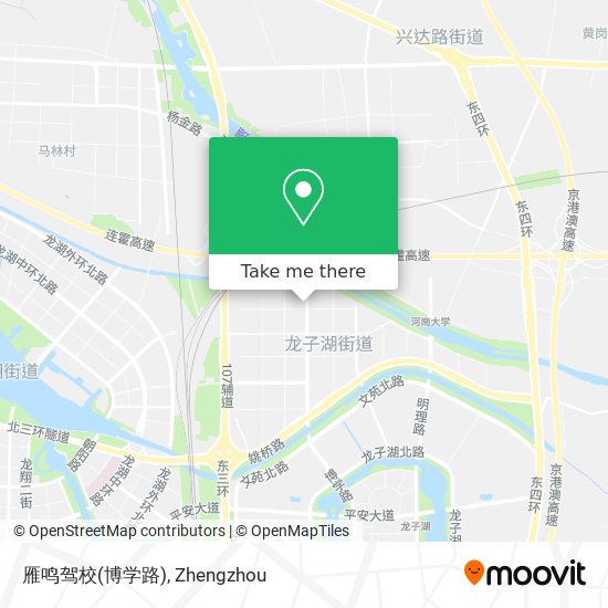 雁鸣驾校(博学路) map