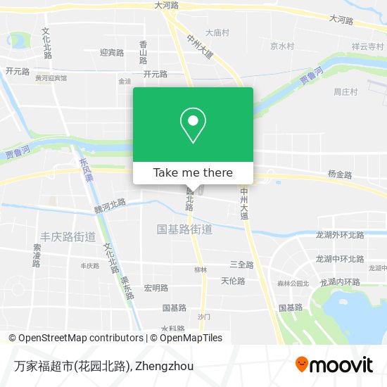 万家福超市(花园北路) map