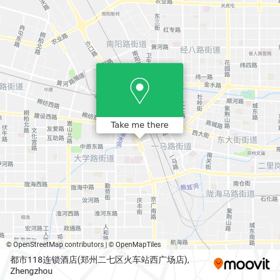 都市118连锁酒店(郑州二七区火车站西广场店) map