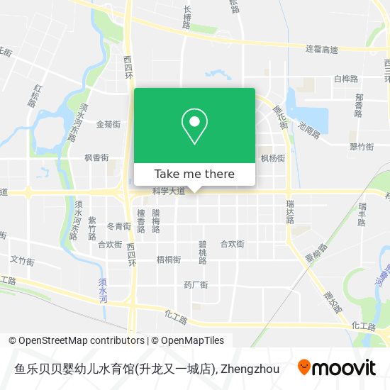 鱼乐贝贝婴幼儿水育馆(升龙又一城店) map