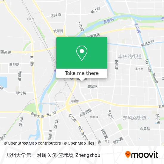 郑州大学第一附属医院-篮球场 map