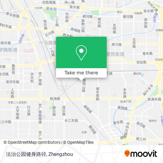 法治公园健身路径 map