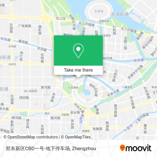 郑东新区CBD一号-地下停车场 map