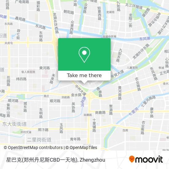 星巴克(郑州丹尼斯CBD一天地) map
