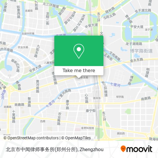 北京市中闻律师事务所(郑州分所) map