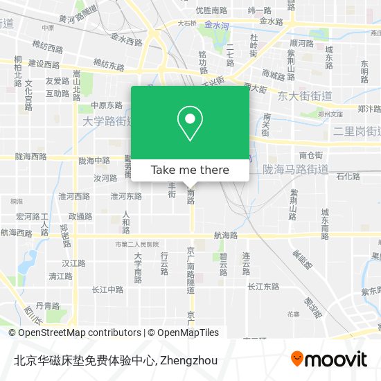 北京华磁床垫免费体验中心 map