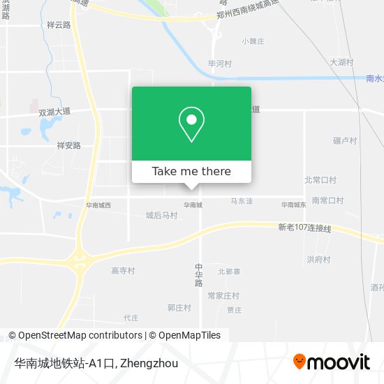 华南城地铁站-A1口 map