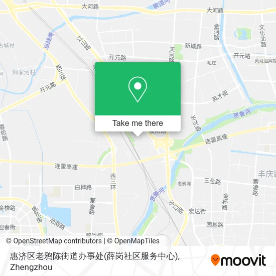 惠济区老鸦陈街道办事处(薛岗社区服务中心) map
