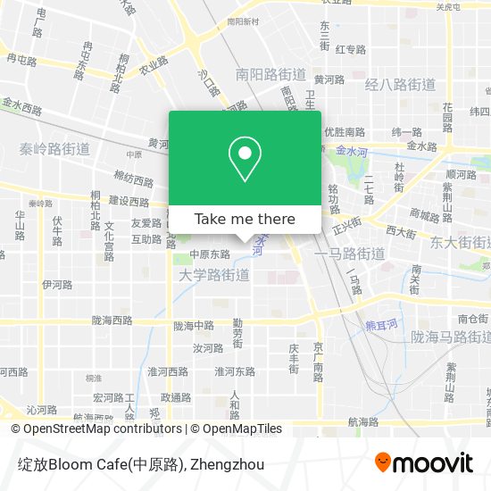 绽放Bloom Cafe(中原路) map