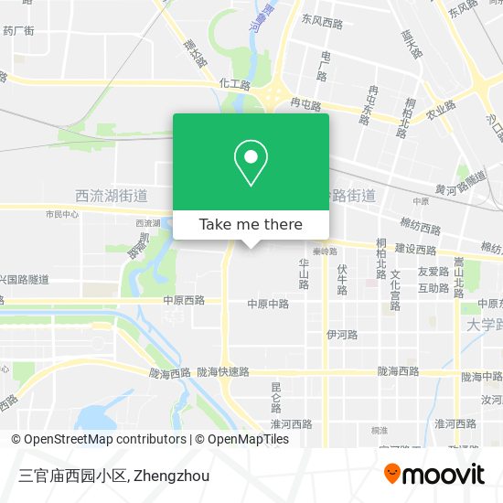 三官庙西园小区 map