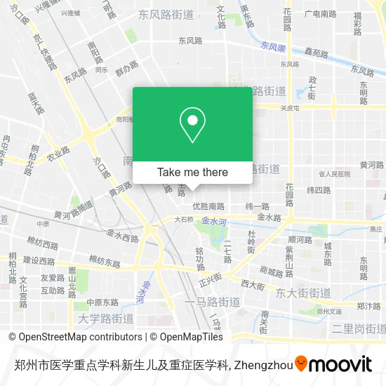 郑州市医学重点学科新生儿及重症医学科 map