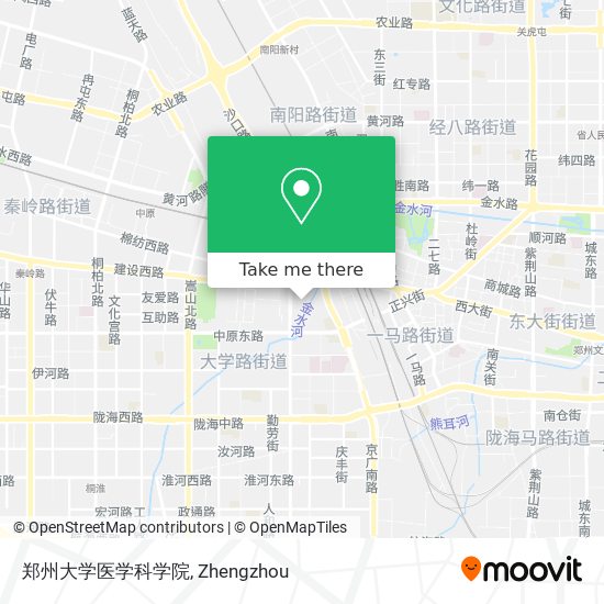 郑州大学医学科学院 map