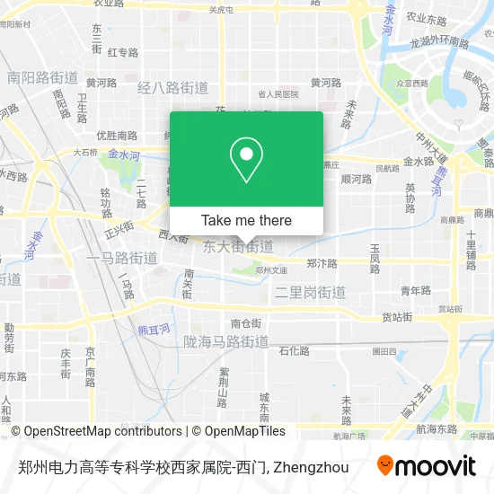 郑州电力高等专科学校西家属院-西门 map