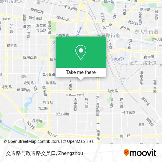 交通路与政通路交叉口 map