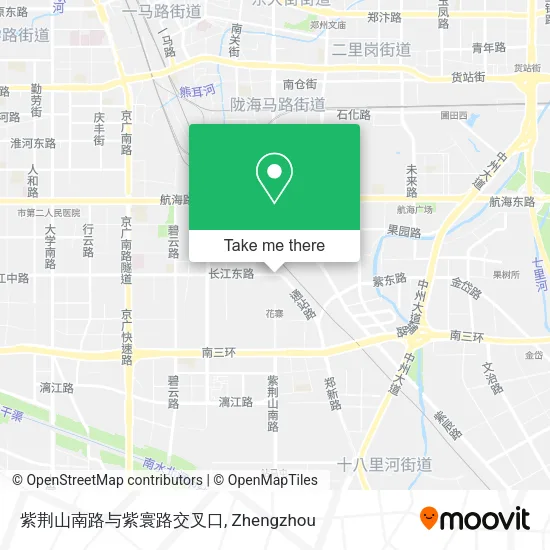 紫荆山南路与紫寰路交叉口 map