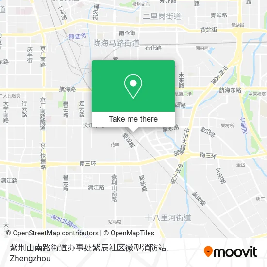 紫荆山南路街道办事处紫辰社区微型消防站 map