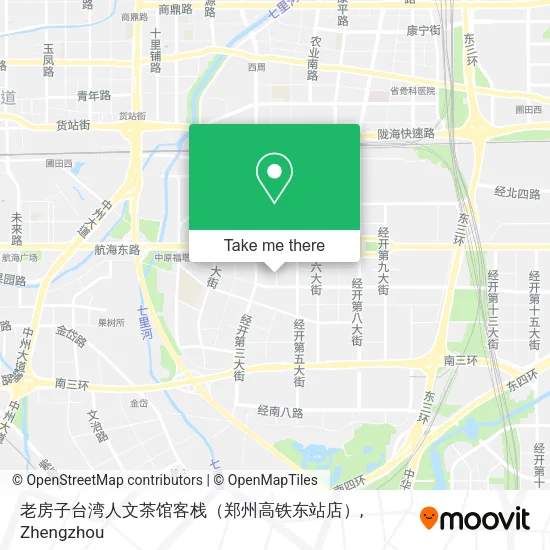 老房子台湾人文茶馆客栈（郑州高铁东站店） map