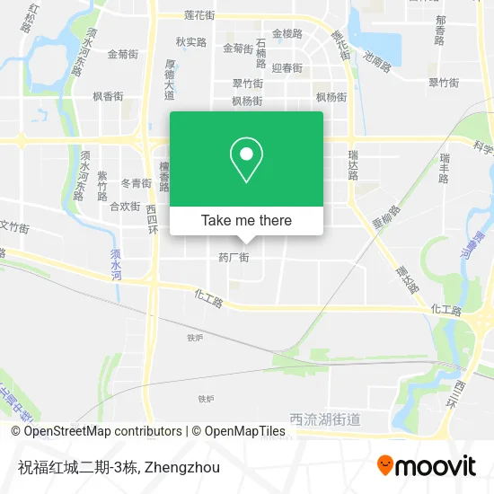 祝福红城二期-3栋 map