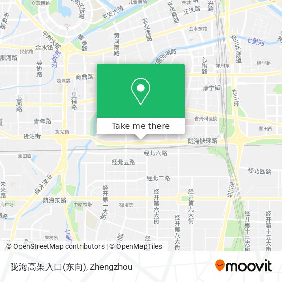 陇海高架入口(东向) map