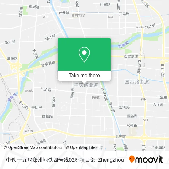中铁十五局郑州地铁四号线02标项目部 map