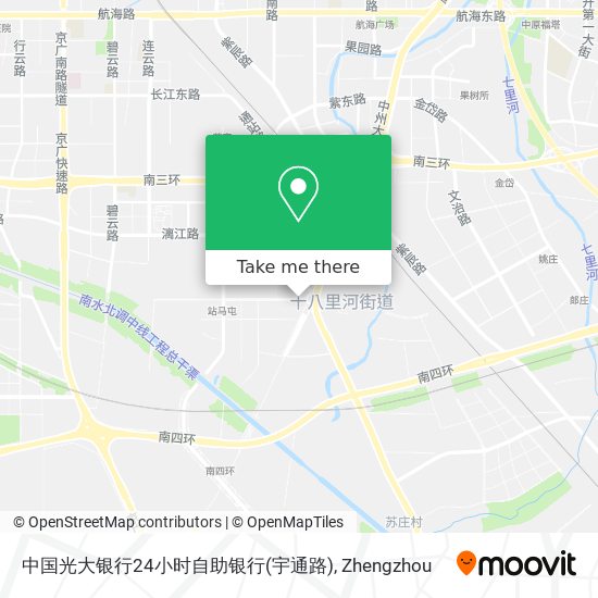 中国光大银行24小时自助银行(宇通路) map
