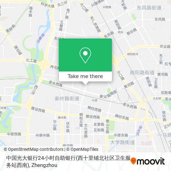 中国光大银行24小时自助银行(西十里铺北社区卫生服务站西南) map