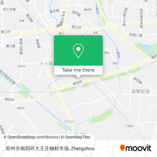 郑州市南四环大王庄钢材市场 map