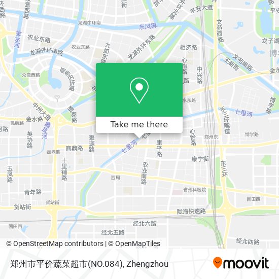 郑州市平价蔬菜超市(NO.084) map