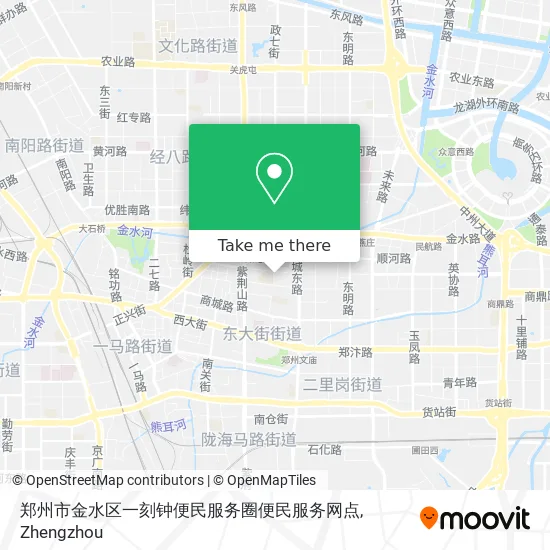 郑州市金水区一刻钟便民服务圈便民服务网点 map