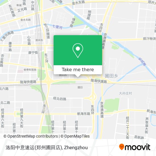 洛阳中意速运(郑州圃田店) map