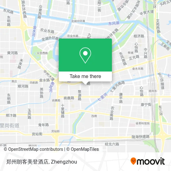 郑州朗客美登酒店 map